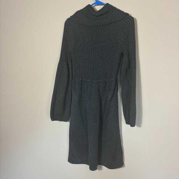 Calvin Klein Dark Gray Sweater Dress with Cowl Neck - Size S - Picture 2 of 10
